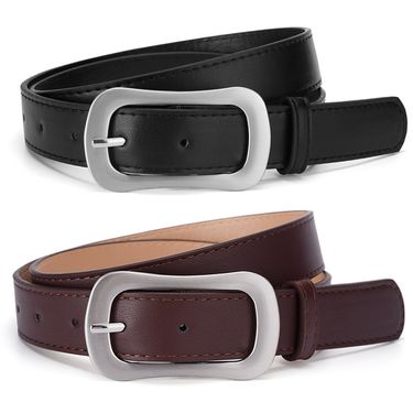 Retro Decorative Jeans Belt Women's Fashion Simple Black Belt Women's Wholesale_voghion.com