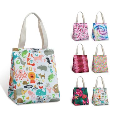 Stylish Oxford Insulated Lunch Bag Multi-Design Thermal Tote For Office School Leakproof Lightweight_voghion.com