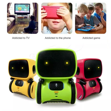 Smart Robot Dance Voice Command English Version Control Touch Interactive Toy Statement Comel Recognition_voghion.com
