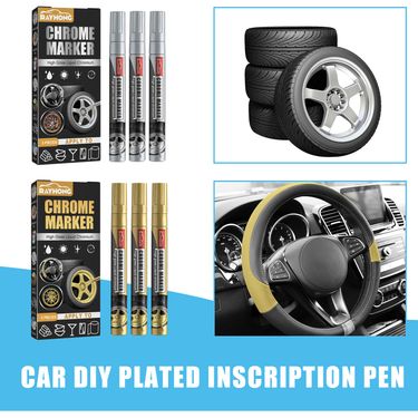 car DIY plated inscription pen car tire graffiti personality painting convenient color change plated inscription pen_voghion.com