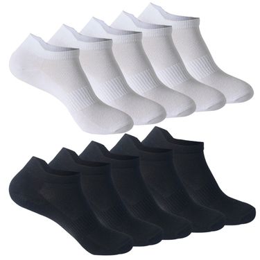 10 pairs of mesh socks Thin sports cotton socks big, small, 3 size men's and women's boat socks_voghion.com