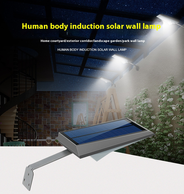Solar Lights Household 18led Outdoor Lights Waterproof Human Body Induction Lights Wall Lights Aisle Rural Garden Lights_voghion.com