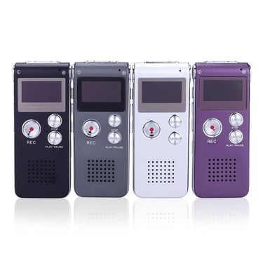 8G Digital Smart Dictaphone MP3 Player External Playback Function 64G Voice Recorder_voghion.com