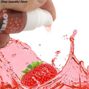 Lubricant Strawberry Edible Flavor for Sex Lube Water  Based Lubricant Oil Adult Body Massage Gel_voghion.com