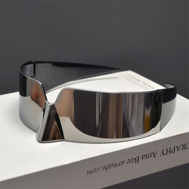 Cyberpunk Future Technology Integrated Frameless For Men's And Women's Dances Jumping Di Chickbeak Sunglasses_voghion.com