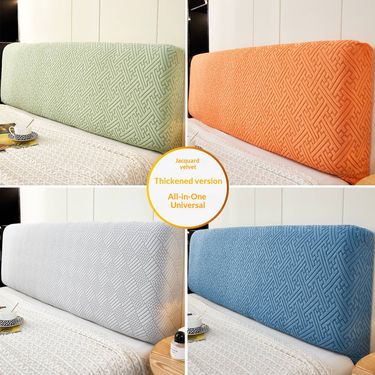 Jacquard Polyester Bedspread – Modern Minimalist Design (300-500gsm, Dustproof, Soft & Breathable, Fits 2.2m/7ft Bed, Multiple Colors)_voghion.com
