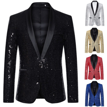 Sequin Personalized Singer Dress Performance Gold Coat Host Nightclub DJ Clothing Studio Suit Male_mkmklike.com