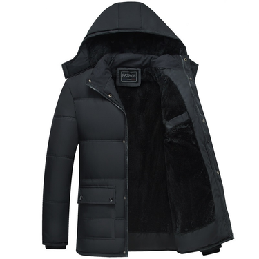Winter Jacket Men Thick Warm Parkas Casual Cotton Padded Windproof Waterproof Fleece Coats Hooded Plus Veet Outwear_voghion.com