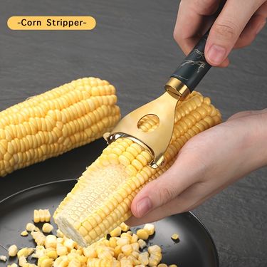 Stainless Steel Corn Peeler Kitchen Tool With Thresher Efficient Peeling Durable Corn Sheller For Fruits Vegetables Cooking_voghion.com