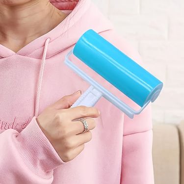 Extra-Large Washable Reusable Lint Roller, No Battery Required, For Efficient Pet Hair & Dust Removal On Bedroom, Clothing, Bedding, And Furniture_voghion.com