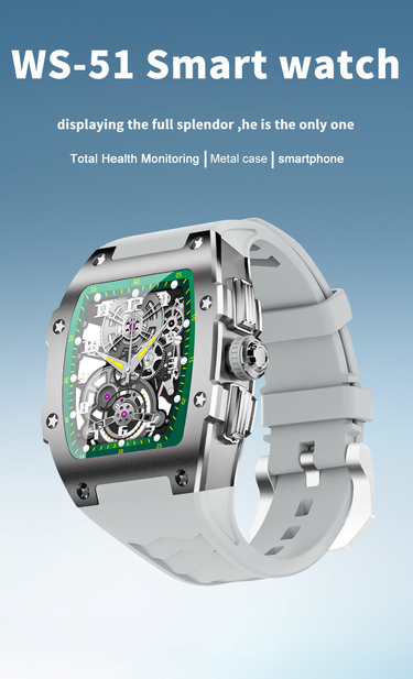 New smartwatch, answering/making calls, 1.8-inch with protective case, suitable for various mobile phones, men's gift_voghion.com
