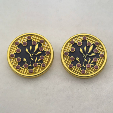 6-10pcs 1.8-2.3cm/in Electroplating Process Dripping Process Clothing Buttons Uitable For Shirts, Coats, Pants._voghion.com