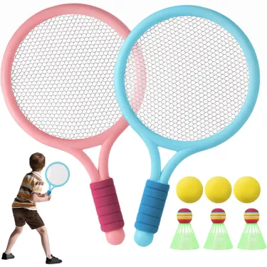 1PCS Children's Badminton Tennis Racket Beginner Training Outdoor Beach Tennis Kindergarten Baby Parent Child Interactive Toys_voghion.com