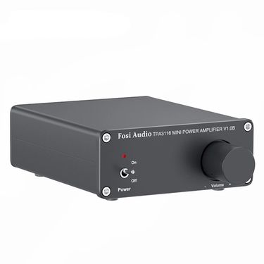 Fosi Audio V1.0 2 Channel Stereo Audio Power Amplifier TPA3116D2 Class D Mini HiFi Digital Sound Amp for Home Speakers 50W x2_voghion.com