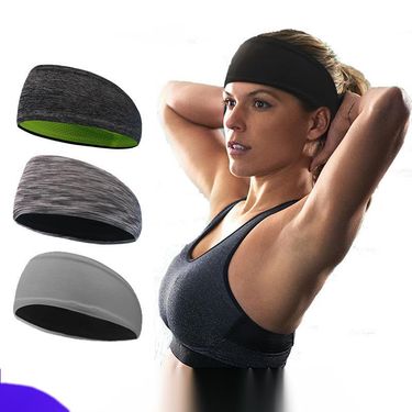 Weiqiang New Sweatband Fashion Sports Headband Unisex Fitness Sweat-Absorbing Headscarf Yoga Running Hairband_voghion.com