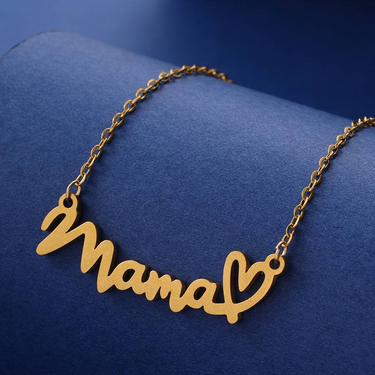 Letter Choker Necklaces for Women Mother Mama Mom Grandma Daughter MAMA Love Necklace Stainless Steel Jewelry Birthday Gift_ipsvogv.com