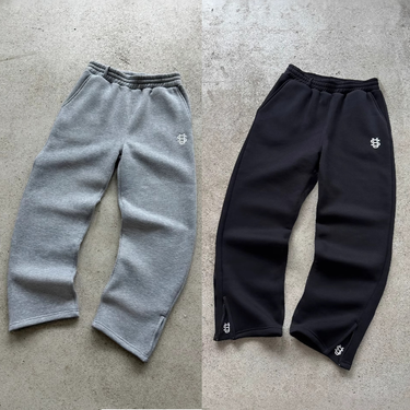 Retro Y2K Street Trend Hip-hop Casual Elastic Waist Zipper Loose Solid Color Sports Casual Pants Couple Outfit_voghion.com