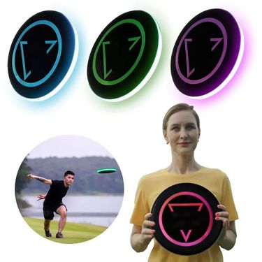 Outdoor Luminous Flying Saucer Team Roundabout Ultimate Flying Disc LED Luminous Flying Disc Ring Luminous Night Movement_voghion.com