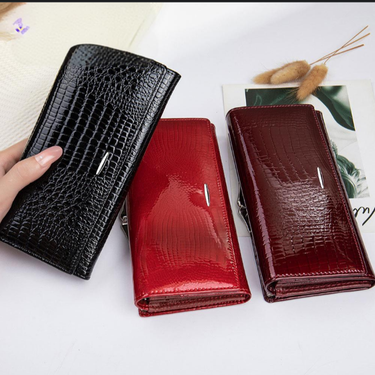 New Wallets For Women High End Clutch Bags For Women Match Genuine Leather Coin Purses Top Layer Cowhide Wallets_voghion.com