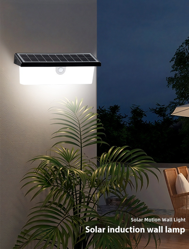 Solar Lamp Wall Lamp Waterproof Human Body Induction Lamp Home Outdoor Lamp Garden Gate Wall Garden Lamp_voghion.com