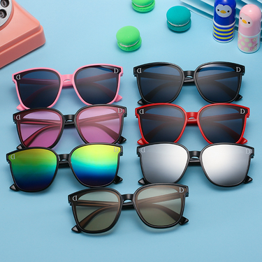 Kids Fashion New fashion retro street shot boys and girls glasses net red INS Harajuku children's sunglasses children's sunglasses_voghion.com