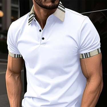 Man's Clothing 2025 New Summer Lapel Polo Shirt With Button Pocket Men's Sports Polo Shirt_voghion.com