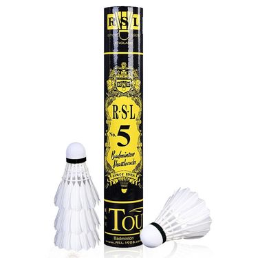 Yashilong RSL Daily Training Stable And Durable RSL5 12-Pack Asia 5 Badminton NO.5 Single Tube_voghion.com