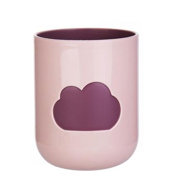5Pcs Cute Cloud Pattern Portable Washing Cup Plastic Toothbrush Holder Home Tooth Brush Storage Toothbrush Cup Bathroom Organizer_voghion.com