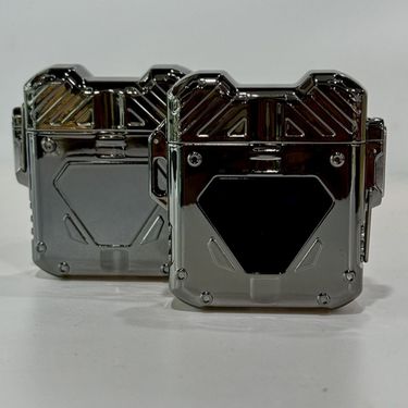 Mecha Power Bank With Dual Arc Windproof Lighter | Creative Multifunctional Charger Gift_voghion.com