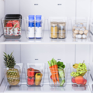 Organizador Nevera Y Cocina - Caja De Almacenamiento Ajustable Para Frigorífico, Cajones Y Armarios - Ahorra Espacio Y Ordena Alimentos_voghion.com