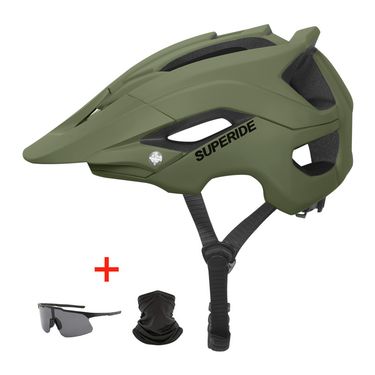 SUPERIDE Outdoor DH MTB Bicycle Integrally-molded Road Mountain Bike Ultralight Racing Riding Cycg Helmet_voghion.com