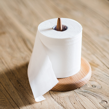 handmade solid w tissue paper roll broken rope winding holder, desktop dining kitchen_voghion.com