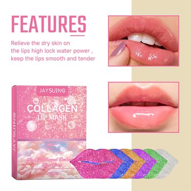 Collagen lip mask sticker, moisturizing and moisturizing lips_voghion.com