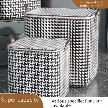 Storage Bag Non-woven Thousand-bird Quilt Storage Bag Quilts Bag Waterproof Moisture-proof Large Capacity Moving Bag_voghion.com