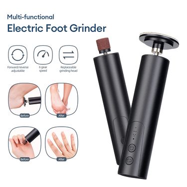 USB Electric Dead Skin Pedicure Automatic Foot Grinder Foot Callus Remover Foot Care File Heels 6 Gear Speed Electric Foot Grind_voghion.com