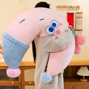 New Big Moon Princess Room Sofa Decorative Cushion Girls Heart Shaped Sleeping Hugs Bolster Pillow_voghion.com