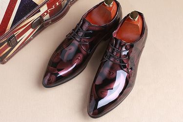 A11 Polyurethane Men's Casual Shoes Red Choose Size And Tell Seller_vogvips.com