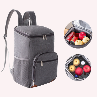 Functional Bags Exclusive Picnic Backpack Double Shoulder Bag Outdoor Ice Pack Thick Backpack Anti Leakage Picnic Bag_voghion.com