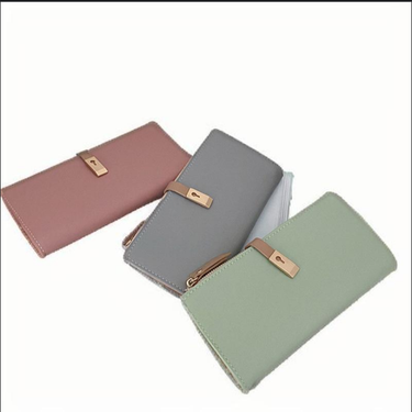 Coin Purses & Holders Women's Wallet Long Women Wholesale Fashion Candy Color Pu Leather Zipper Clutch Card Holder Coin Purse Wallet_voghion.com