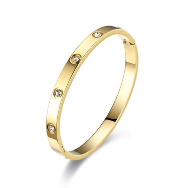 Full diamond fashion simple temperament bracelet Internet celebrity open bracelet_voghion.com