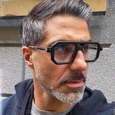VOOTHOST Square Sunglasses For Men Women Fashion Glasses Retro Blue Light Blocking Shades VA060_voghion.com