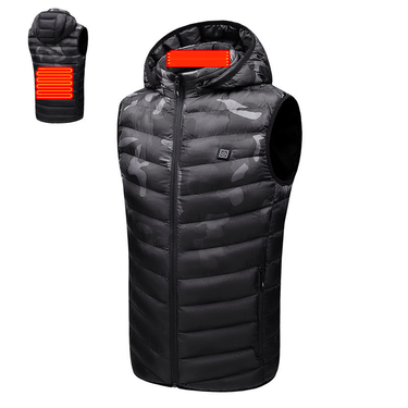 Men's clothing with velvet camouflage jacket charging smart heating suit vest_voghion.com
