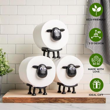 Sheep Toilet Roll Holder Sheep Toilet Paper Holder Home Creative Roll Holder Festival Decoration_voghion.com