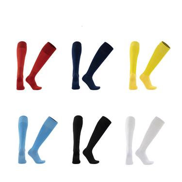 Football Socks Long Knee Socks Adult Children Thick Towel Bottom Non Slip Solid Color Sports Socks FootballSock_voghion.com