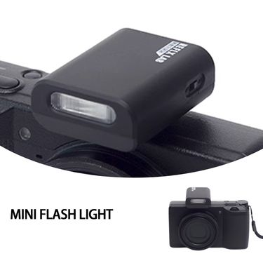 Reflex Lab Mini Lite Small Camera Flash With Black Plastic Shell For Digital And Film Cameras_voghion.com