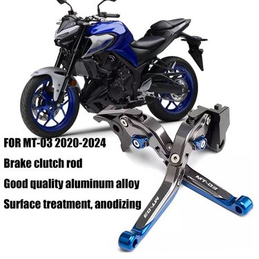 FOR MT03 MT-03 MT 03 New Motorcycle parts CNC 6-speed adjustable retractable foldable brake clutch lever_voghion.com