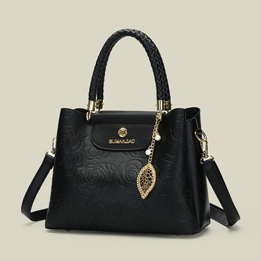 Women's Bags new solid color versatile single product camellia large capacity hand held high end women's bag shoulder bag_voghion.com