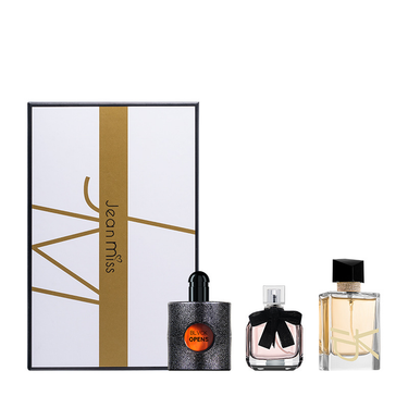 HNVN Hot selling perfume set Paris three-piece gift box 30ML*3 large capacity Factor Direct lasting ladies perfume set_voghion.com