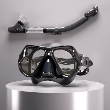 Snorkel nose protector A full dry snorkel diver set with snorkel mask_viptrois.com