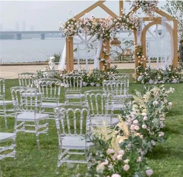 SIMPLE AND BEAUTIFUL NAPOLEON TRANSPARENT BAMBOO CHAIR FOR WEDDING PARTY NPL-6_voghion.com